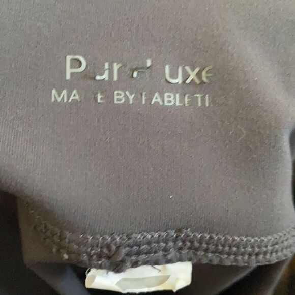 Pure Luxe By Fabletics Gray Mesh Detailing Leggings - Picture 11 of 11